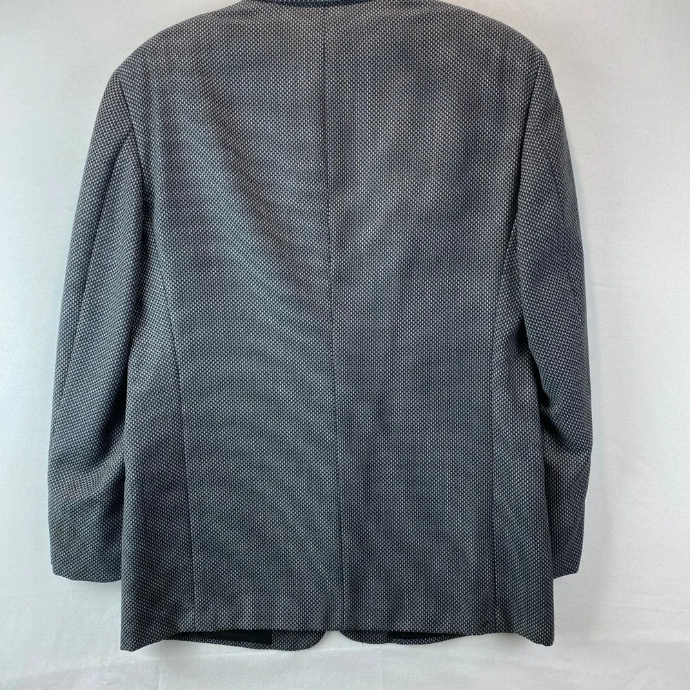 VTG Giorgio Armani Blazer Mens 42R Grey Wool Italian Sport Coat Marshall Field